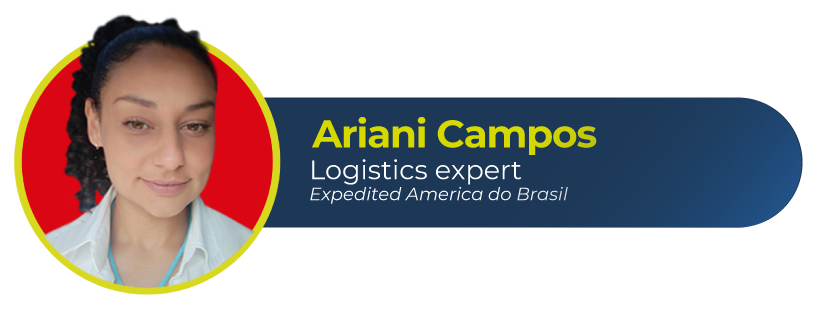 Picture of Ariani Campos Logistics expert, Expedited America do Brasil